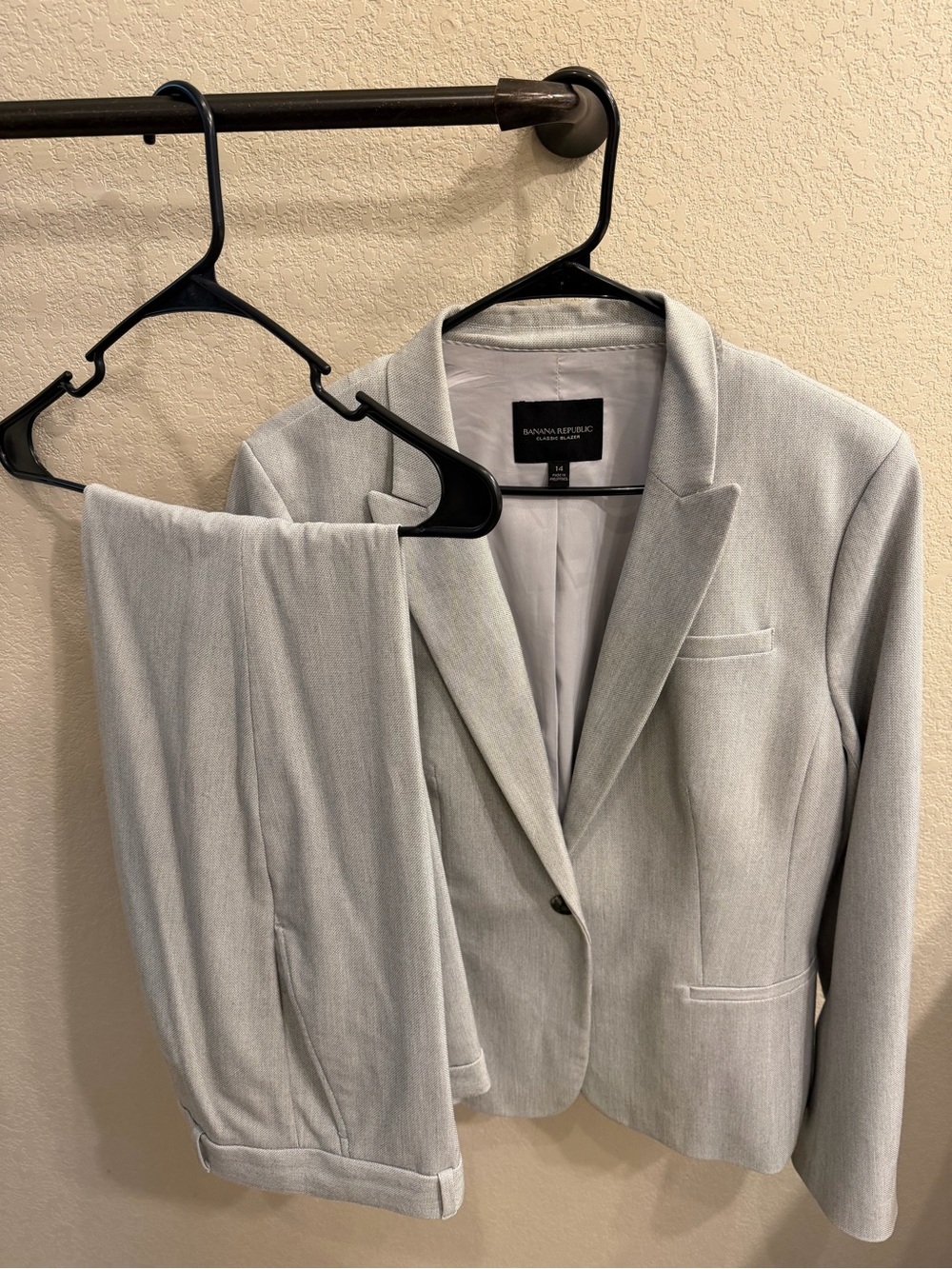 Banana Republic Light Gray Women's WITH 2 pairs of Matching Trousers